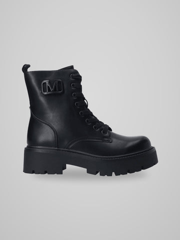 Marc Ellis Anfibio Pelle Nero Chunky