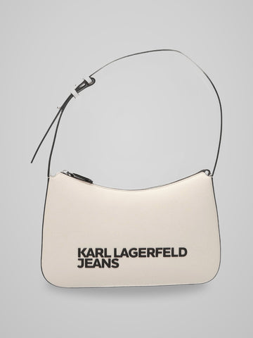 Karl Lagerfeld Baguette Logo Beige Donna