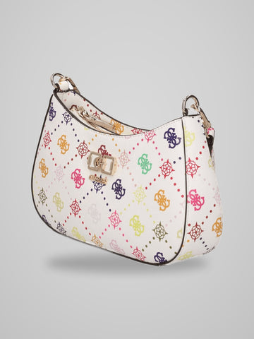 Borse a spalla Guess EMELIE LOGO TOP ZIP SHLDR BAG