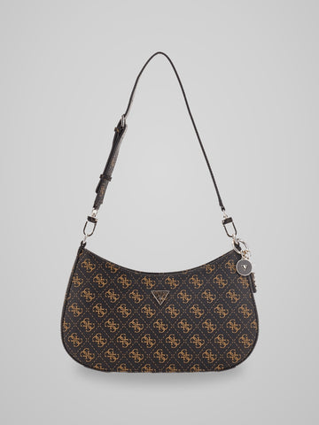 Guess Noelle II Spalla Logo Metallic Beige
