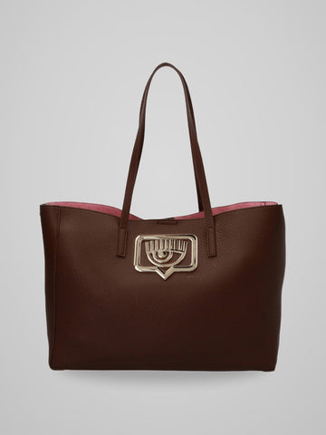 Borse a spalla SHOPPER GRAINY EYELIKE