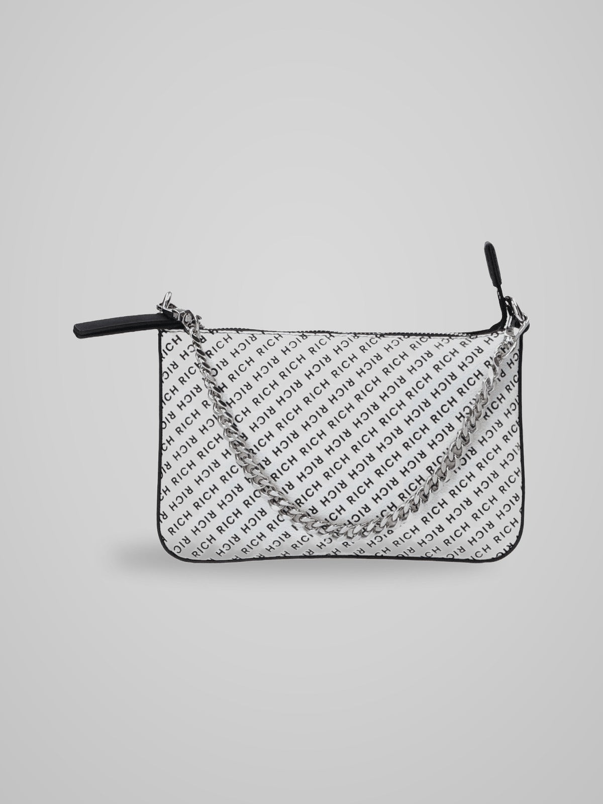 Borsa Spalla Richmond Monogram Bianco Nero