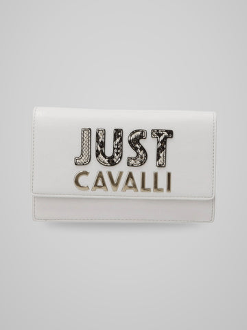Just Cavalli Tracolla Soft Nappa Bianca