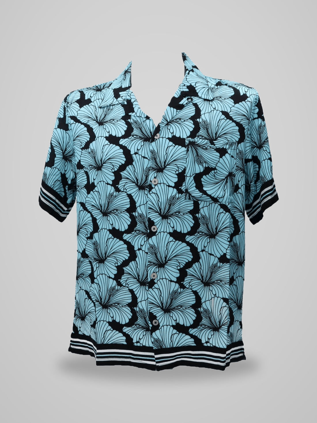 Camicia CAMICIA STAMPA VISCOSA - foto indossata