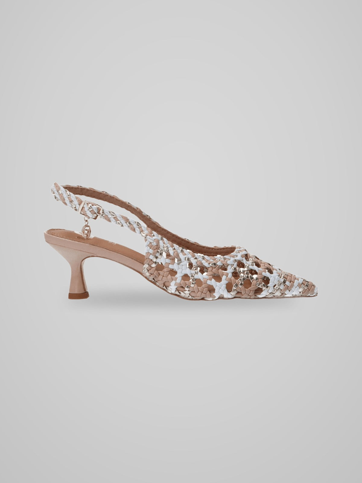 Decolletes GD246 Intreccio multicolore