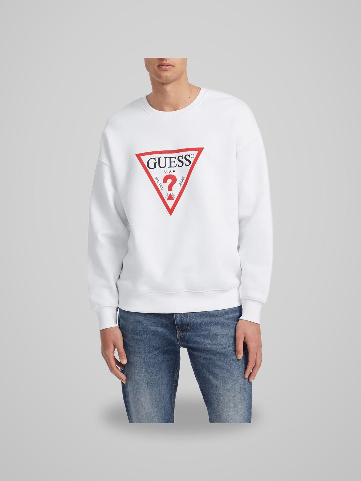 Felpe Guess M4YQ21K9V31 GJ CN OS ICONIC TRAINGLE SWEAT