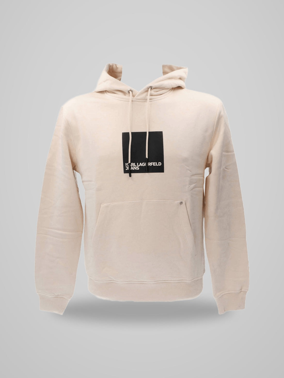 Karl Lagerfeld Felpa Hoodie Logo Beige