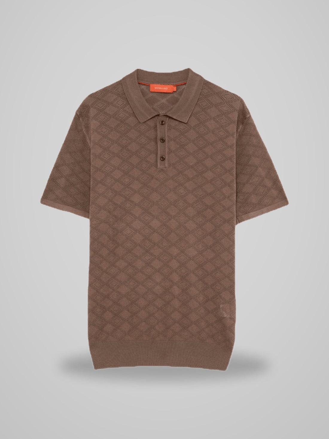 GL35328 POLO MAGLIA TRAFORATA - foto indossata