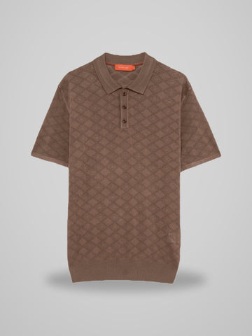 GL35328 POLO MAGLIA TRAFORATA