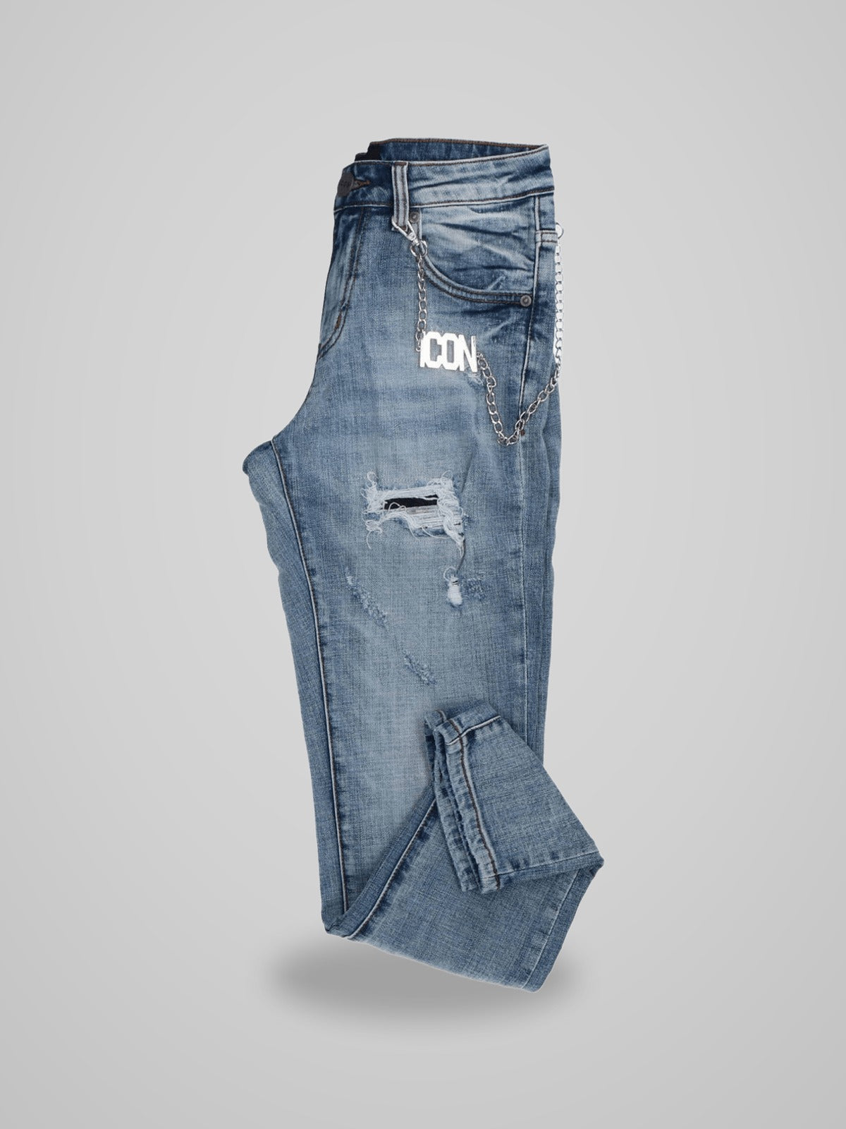 Jeans C/Logo Grande Dietro