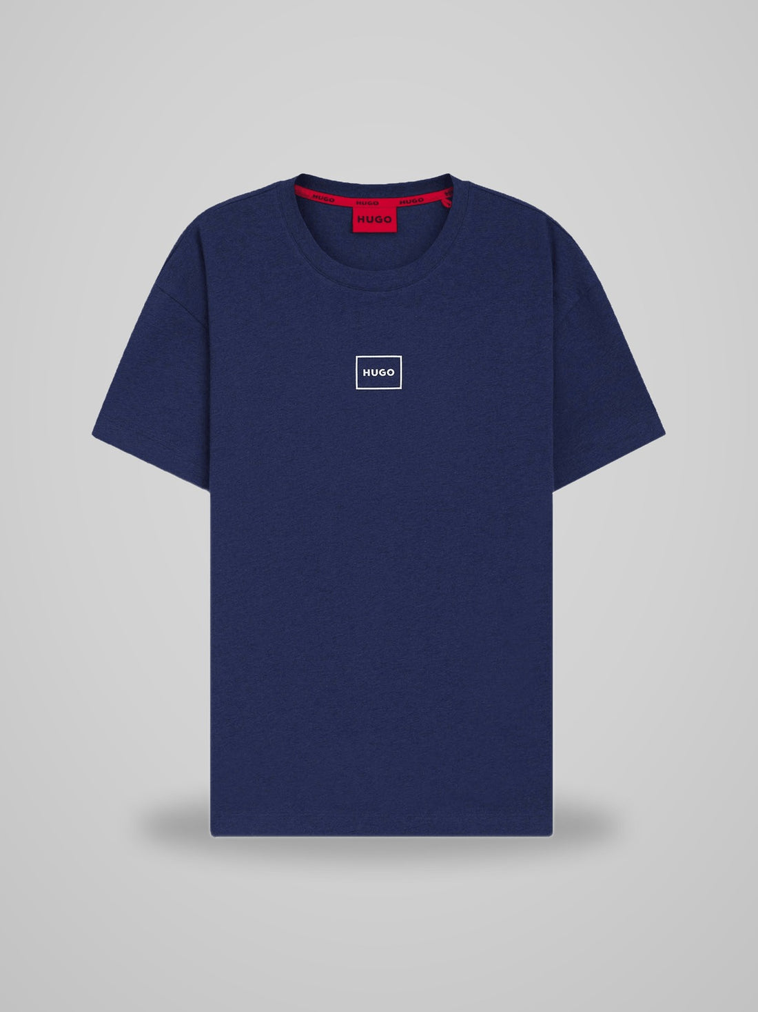 T-shirt Hugo Laze Uomo Cotone Relaxed - foto indossata