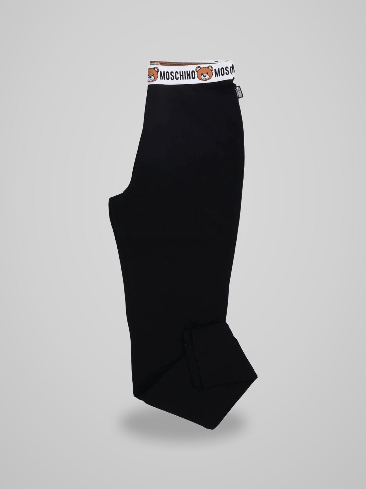 Leggins Moschino Nero Cotone Donna