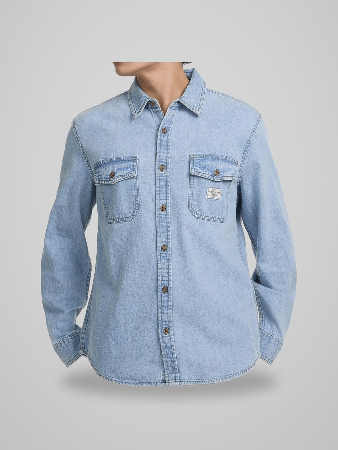 M5GH56D5M82 GJ REGULAR LS DENIM SHIRT