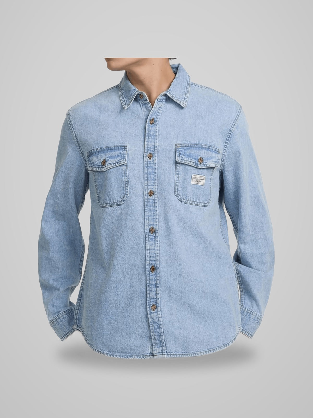 M5GH56D5M82 GJ REGULAR LS DENIM SHIRT