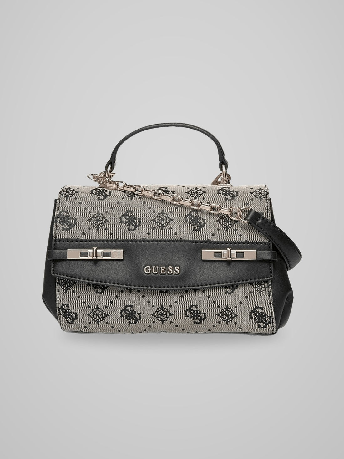 MELINDA LOGO TOP HANDLE FLAP