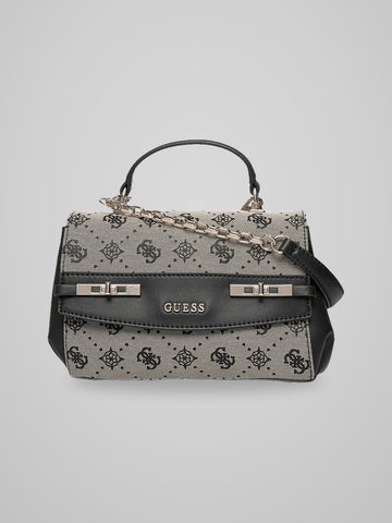 MELINDA LOGO TOP HANDLE FLAP