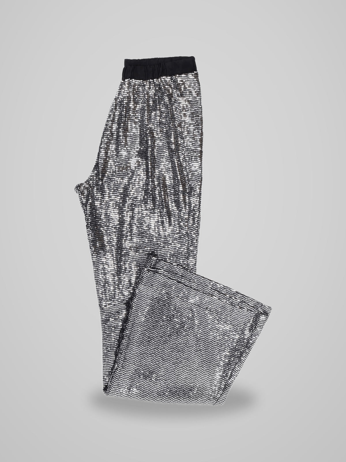 Pantaloni PANTALONE ZAMPA PAILLETTES