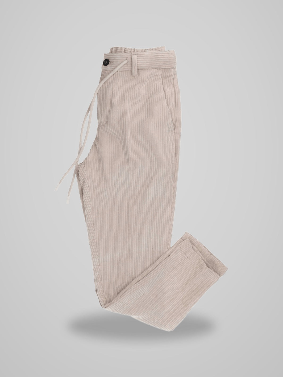 Pantaloni Capri Slim Over D Beige