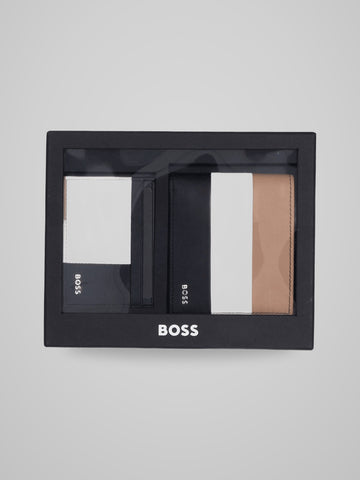 Portafoglio Boss Pelle Nero 8 Carte