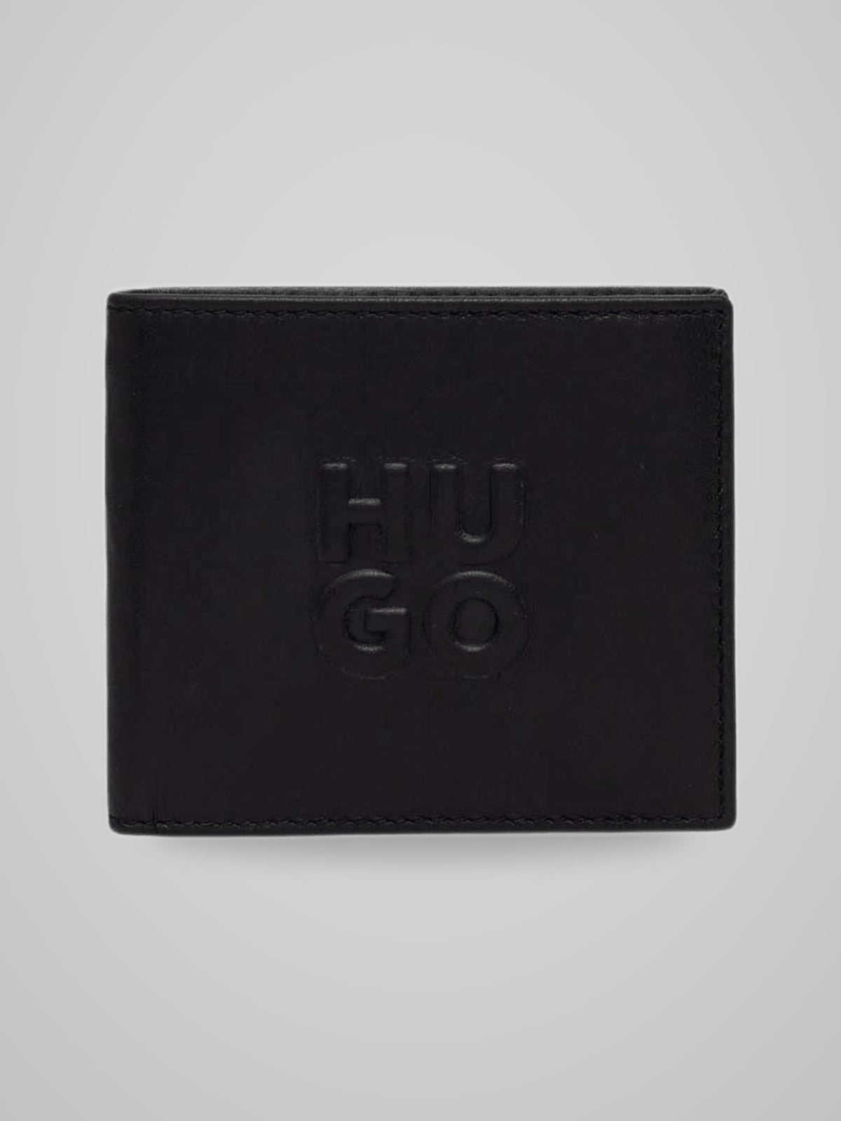 Hugo Portafogli Nero 8 Tasche Uomo