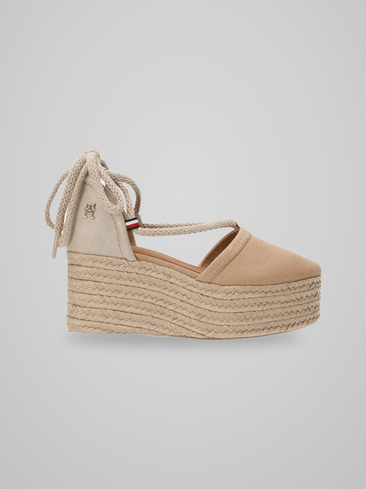 Sandali Closed toe linen flatform FW0FW07746
