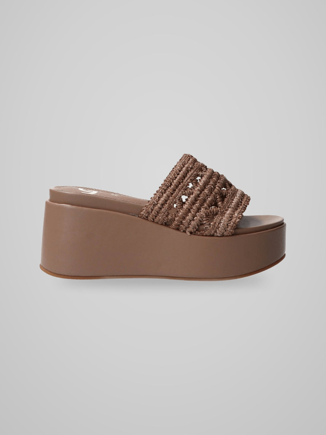 Sandali Gold&gold GU359 CIABATTA PLATFORM INTRECCIO