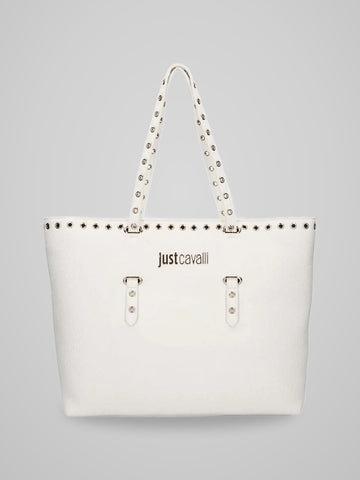 Shopper Just Cavalli 80RA4BU1 ITEM 5 MINI EYELETS-STYLE 1 BAGS GRAINY