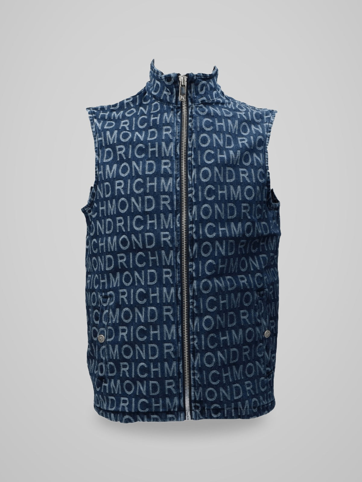 Smanicato GILET JACKET DENIM ALVA