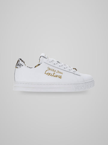 Sneakers Versace Court 88 Donna Bianche