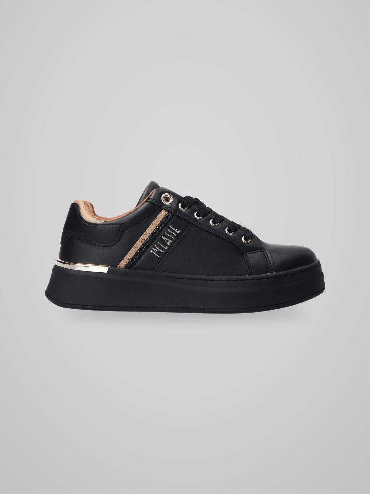 Sneakers Stringata pelle e geo N 2266 0289