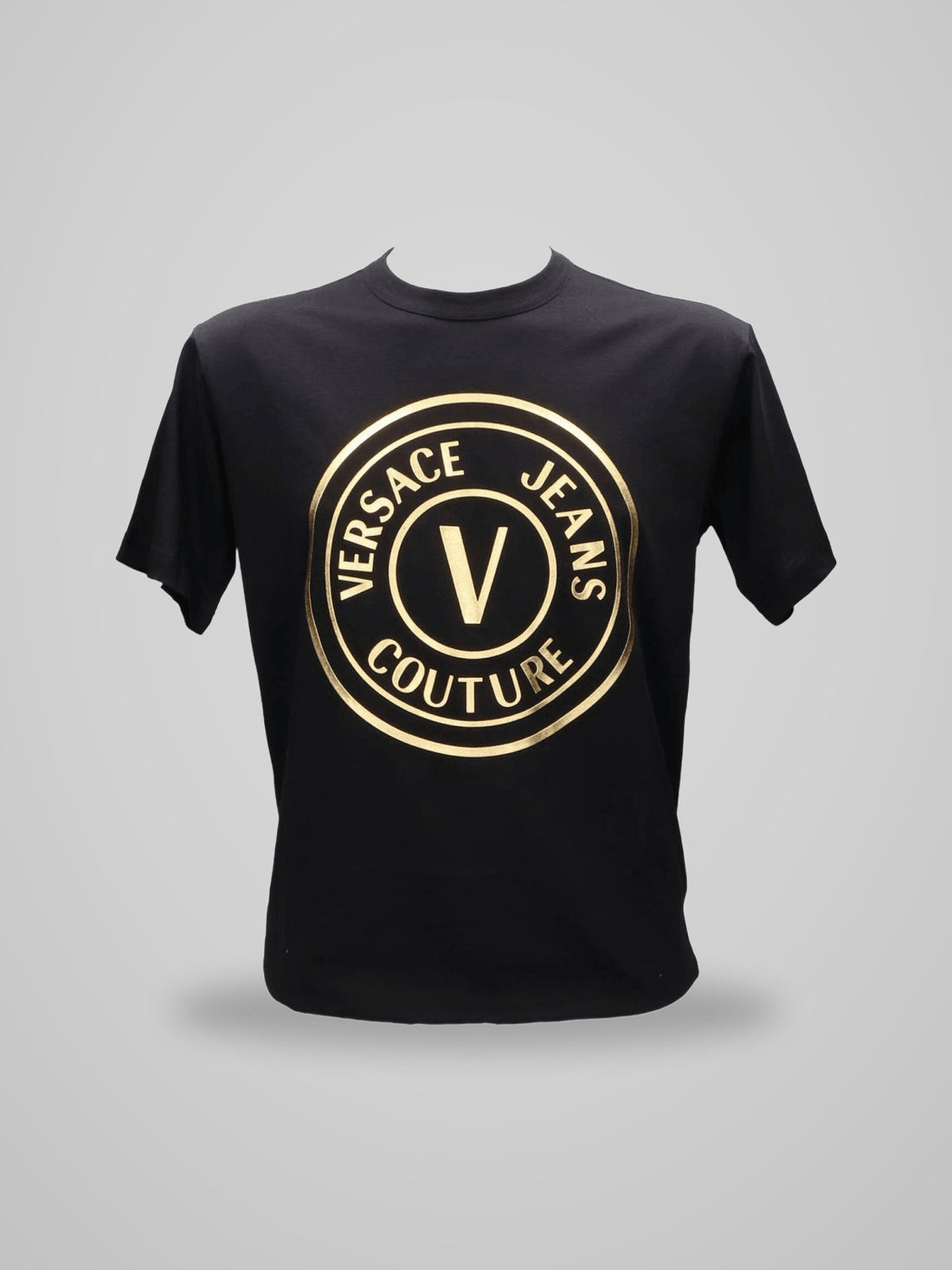 T-shirt 73GAHT05 T-SHIRT LOGO METALLIZZATO - foto indossata