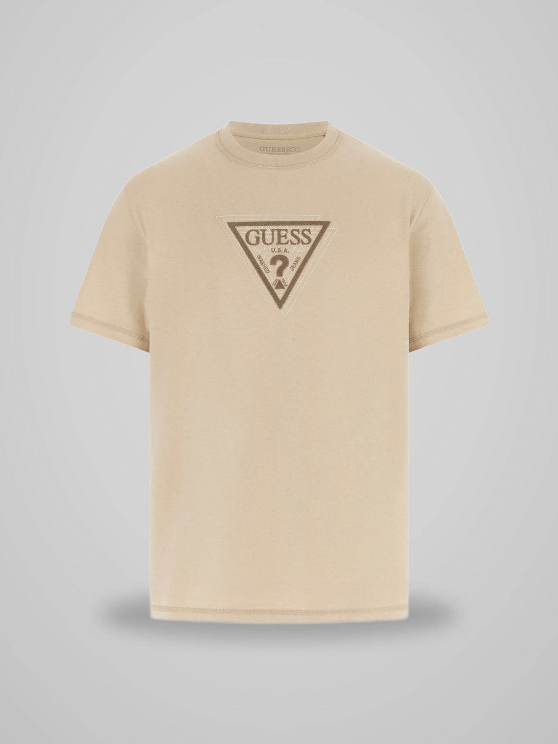 T-shirt Guess M6RI23K8FQ4 TERRY LOGO TEE - foto indossata