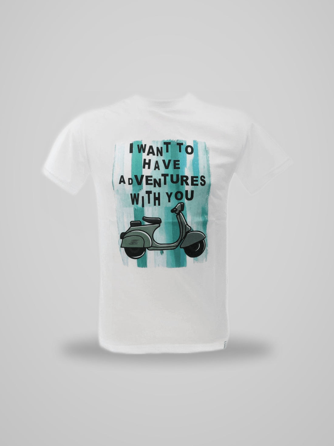 T-shirt Paricollo grafica OE1S2S4T - foto indossata