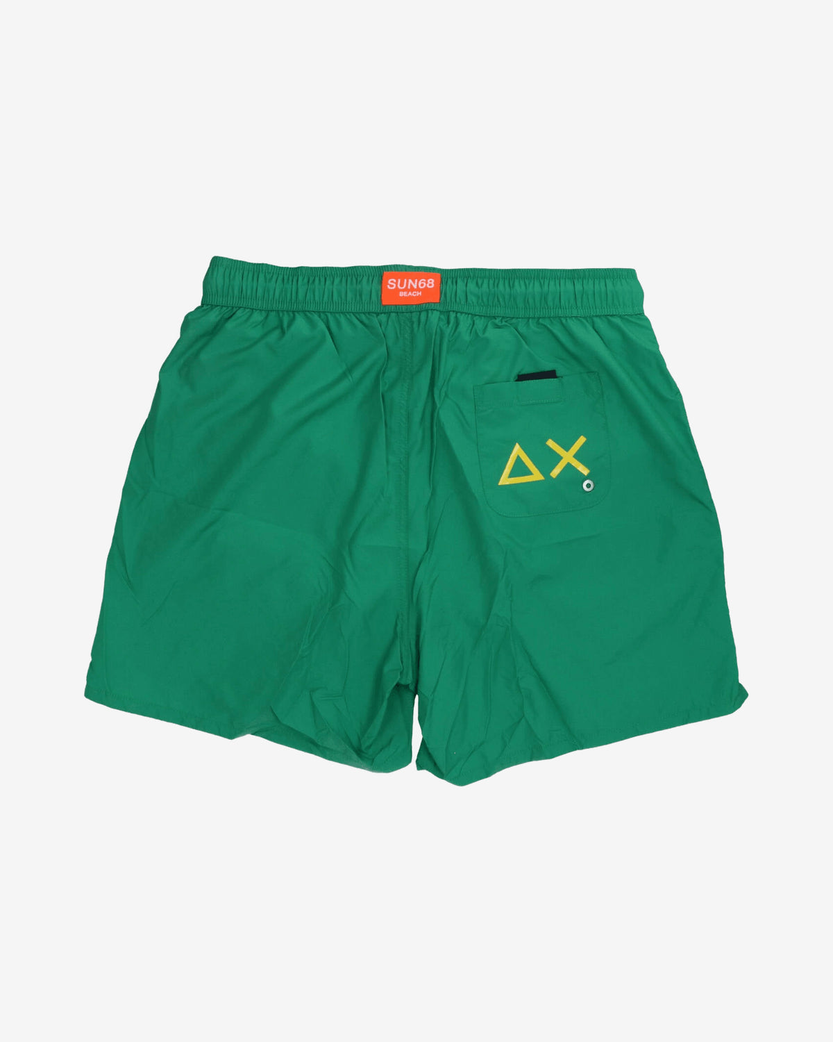 Costume H32103 SWIM PANT WITH MACRO LOGO ON FRONT