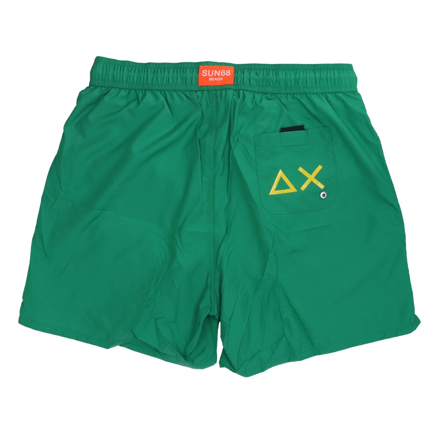 Costume H32103 SWIM PANT WITH MACRO LOGO ON FRONT