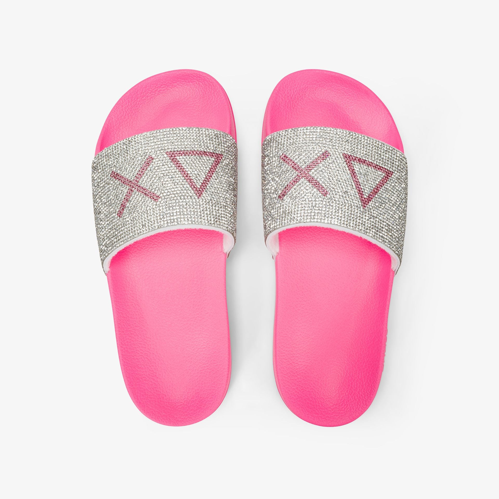 X36211 SLIPPERS STRASS LOGO