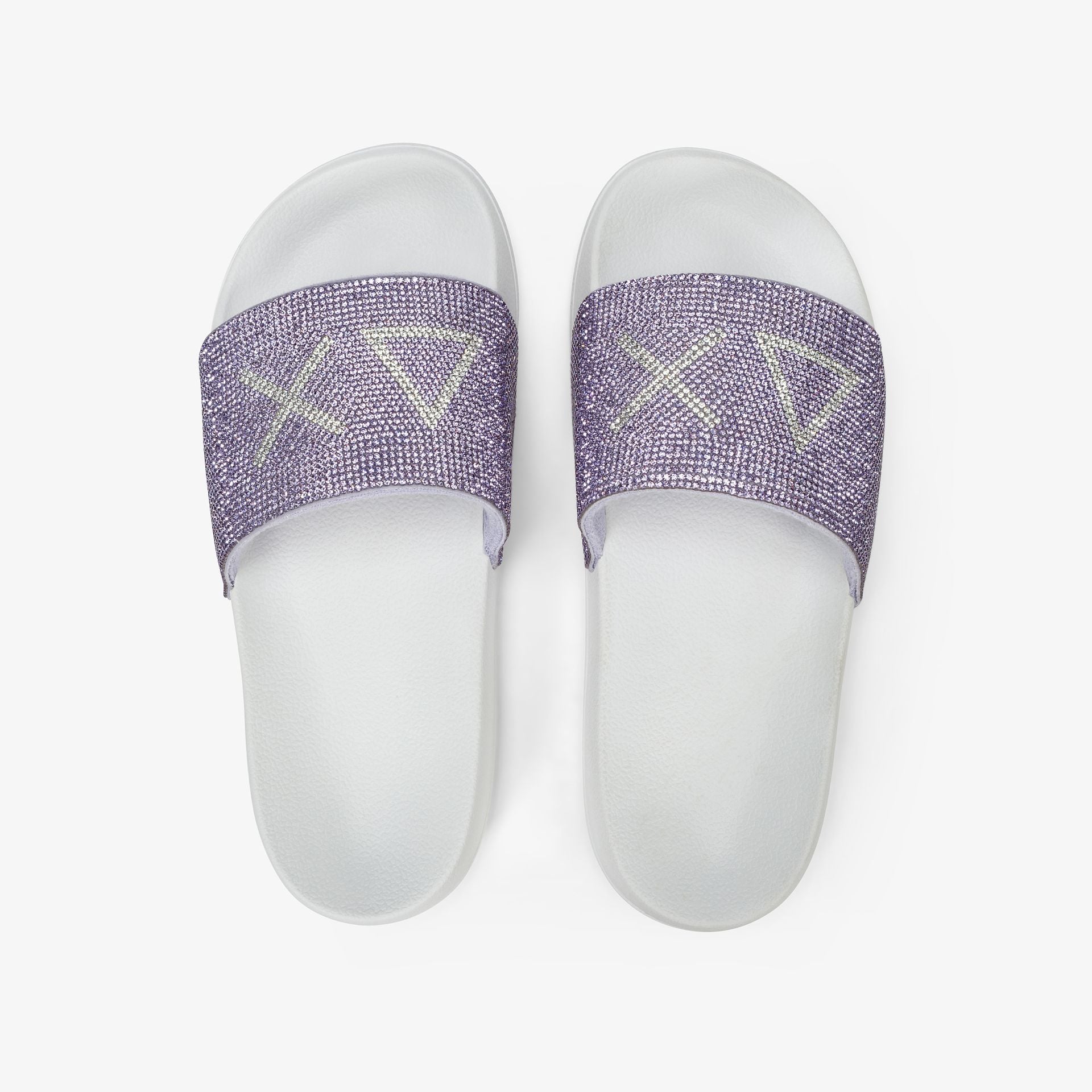 X36211 SLIPPERS STRASS LOGO