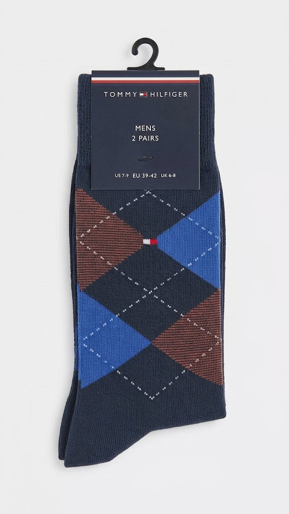 Calze Tommy Hilfiger 1000014950 SOCK CHECK 2P