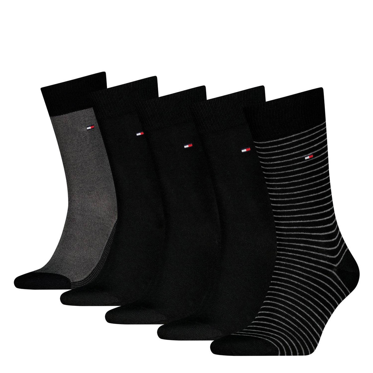 Calze Tommy Hilfiger 701241156 MAN 5P GIFTBOX STICHD STRIPE