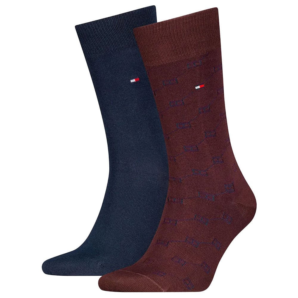 Calze Tommy Hilfiger 701241991 SOCK 2P FLAG AOP