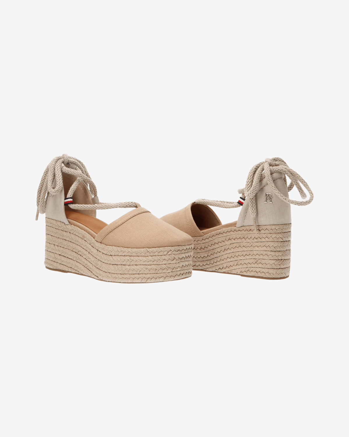Sandali Closed toe linen flatform FW0FW07746