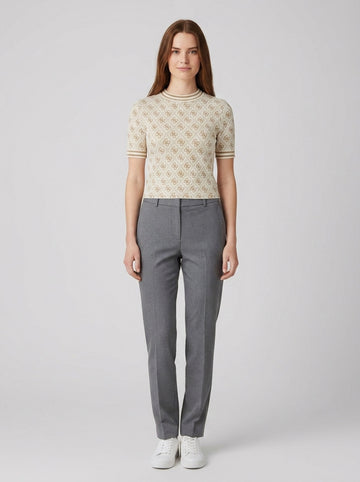 T-shirt Guess 4G Rhombus Donna - foto indossata