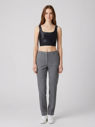 79PW204 CO CROP SLIM LYCRA TRENDY - foto indossata