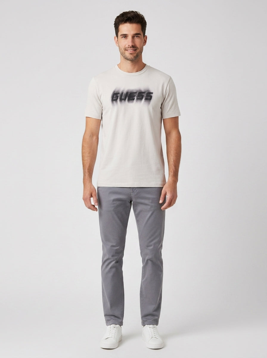 Guess ASCANIO T-shirt cotone organico uomo - foto indossata