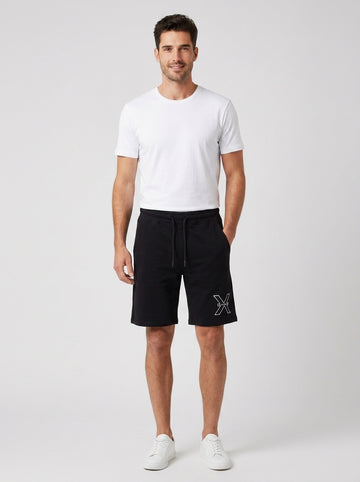 Bermuda BERMUDA FLEECE MIDERE - foto indossata