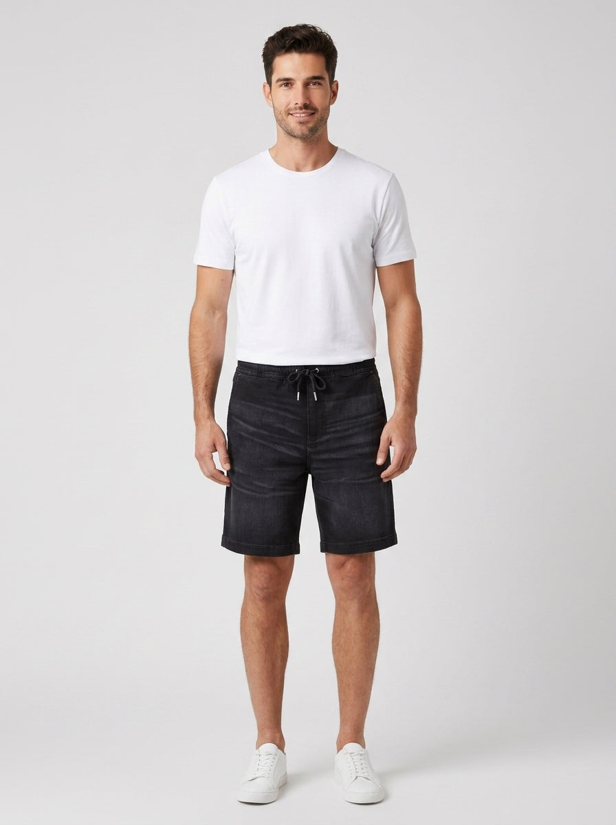 Bermuda Guess M6GD35D8003 GJ JOGGER DENIM SHORT - foto indossata