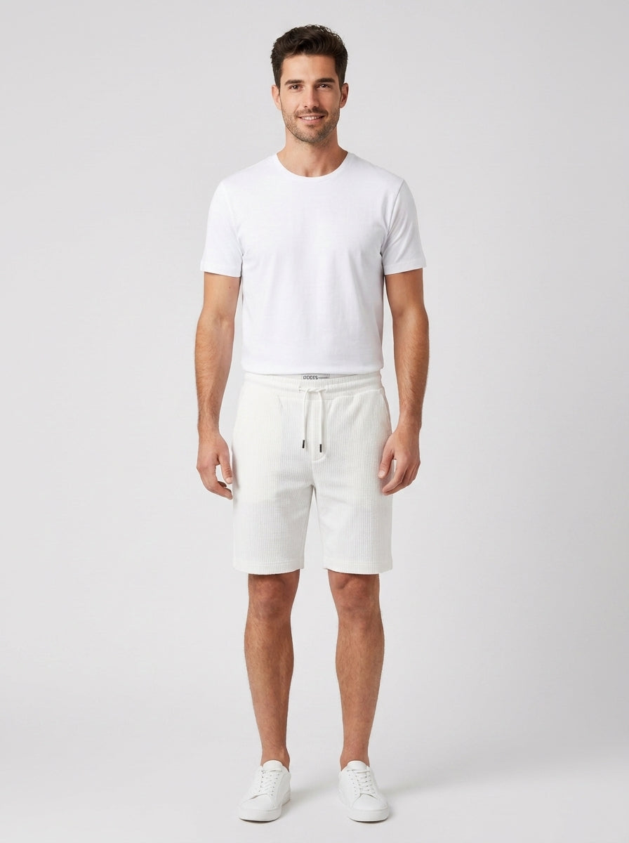 Bermuda SS baron textured knit - foto indossata