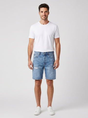 Bermuda THOMAS OVER FIT GL6287Q - foto indossata