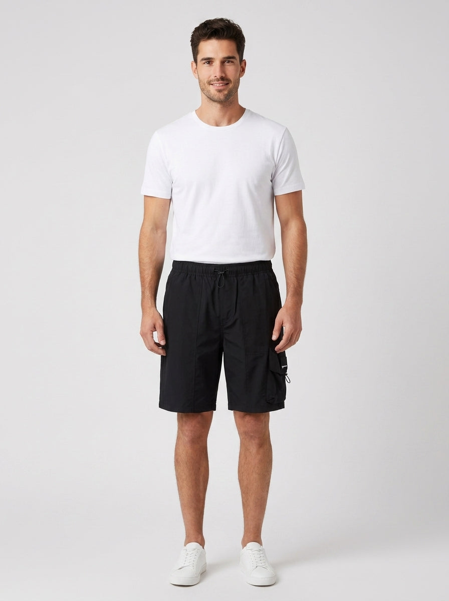 Bermuda UTILITY CARGO SHORT 241D1001 - foto indossata
