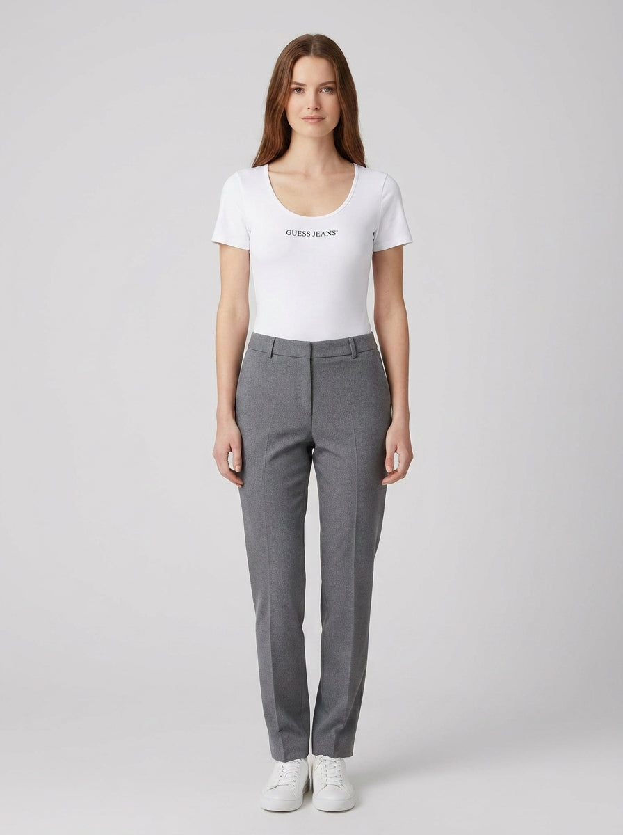 Guess Body Bianco Cotone Donna - foto indossata